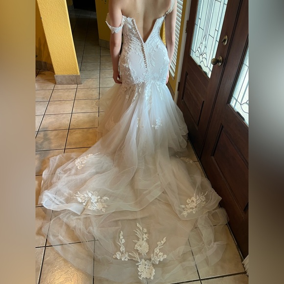 NWT Sophia Tolli Y22262 ‘Indiana’ Mermaid Wedding Dress – Size 8, Ivory - Picture 5 of 5